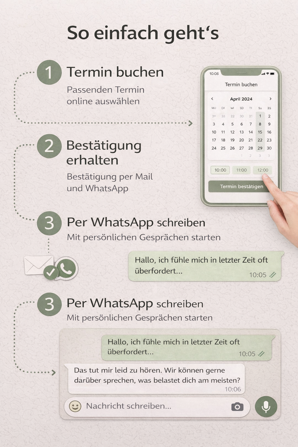 Mentale Begleitung – 1 Stunde persönlicher Chat